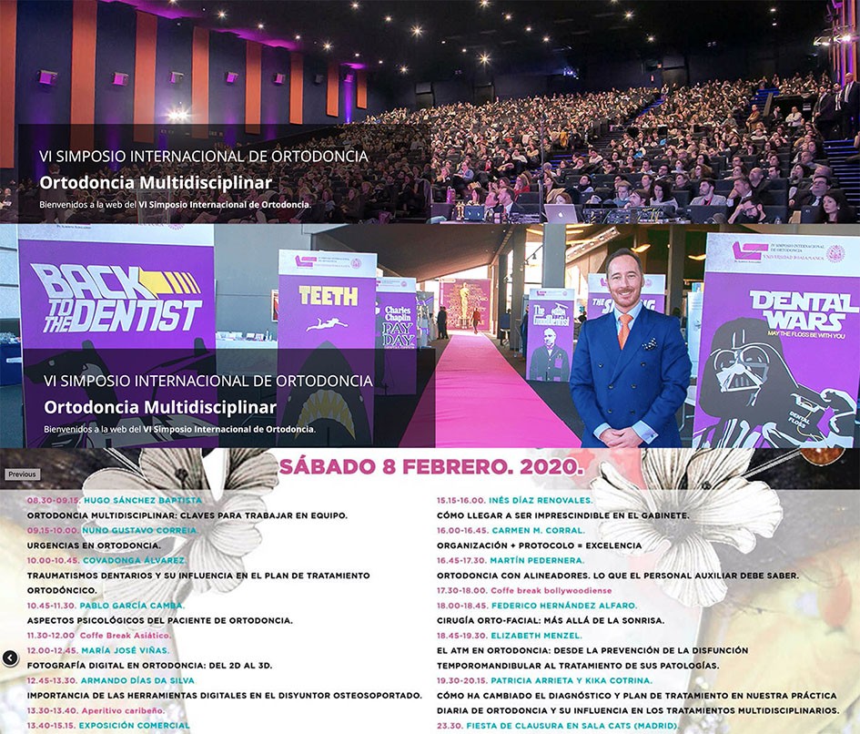 LA CLÍNICA DENTAL ESTHER MAJAN HA ESTADO PRESENTE EN EL SIMPOSIO INTERNACIONAL DE ORTODONCIA, CELEBRADO EN MADRID LOS DÍAS 6, 7 Y 8 DE FEBRERO DE 2020, DÓNDE SE HA DADO A CONOCER PROGRAMAS CIENTÍFICOS SOBRE LOS TRATAMIENTOS DE ORTODONCIA ORTODÓNCICOS MAS NOVEDOSOS EN EL MUNDO La clínica dental Esther Majan ha estado presente en el Simposio Internacional de Ortodoncia, celebrado en Madrid los días 6, 7 y 8 de Febrero de 2020, dónde se ha dado a conocer los diferentes programas científicos de alto nivel que existen al respecto del los tratamientos de ortodoncia ortodóncicos mas novedosos en el mundo, desde un aspecto multidisciplinario. En este sentido, hemos recibido una información esencial para seguir manteniendo el liderazgo técnico que siempre henos ofrecido a nuestros pacientes de ortodoncias. Actualmente en nuestros tratamientos de ortodoncia evaluamos las sonrisas en 3, e incluso en 4 dimensiones. Cuando se enlazan los conceptos de macroestética, miniestética y microestética pueden dar como resultado sonrisas que no son sólo un gran éxito para el clínico, sino lo más importante, lo son para el paciente y establecen un nivel de calidad superior en el diseño de sonrisas. En esta presentación, el Dr. Sarver basándose en los últimos avances en el diseño de la sonrisa hablará de la importancia de: • Scripting: cómo ilustrar de manera eficiente el plan de tratamiento a los pacientes y a sus padres. • Nuances: son los pequeños detalles en el diseño de la sonrisa los que hacen la diferencia. • Appearance: no es sólo la sonrisa, es el conjunto de la apariencia del paciente la clave del éxito final. • Presentation: el arte de la ilustración verbal y visual en la estética de la sonrisa. Actualmente la demanda de tratamientos con alineadores por parte de los adolescentes se ha incrementado considerablemente intentando buscar una mejor estética y comodidad frente a la aparatología fija existente. Las estrategias para abordar los tratamientos en estos pacientes depende de la edad y potencial de crecimiento, así como de la severidad que presente la maloclusión. Recientemete se ha descrito la posibilidad de realizar tratamientos de ortopedia de maloclusiones en el plano sagital en el paciente en crecimiento usando dispositivos de alineadores para poder llevar a cabo avances mandibulares con una nueva generación de activadores mandibulares. Estos nuevos dispositivos ofrecen múltiples ventajas sobre otros sistemas que existen actualmente. Permite la alineación dental al mismo tiempo que favorece el crecimiento de la mandíbula con un control vertical y la capacidad de estabilizar el incisivo inferior. La satisfacción del paciente es mayor comparado con otros sistemas porque estéticamente es más aceptado, más higiénico y cómodo. Sin embargo cuando estas maloclusiones aparecen asociadas a otras en diferentes planos, hay que tener claros los protocolos de actuación. De esta manera cuando aparece junto a una maloclusión transversal, a veces hay que establecer un protocolo donde se realiza previamente una expansión rápida del maxilar o para el control vertical en algunas ocasiones es necesario el uso de elementos auxiliares. El éxito del tratamiento de Ortodoncia depende de un diagnóstico adecuado, un plan de tratamiento correcto y una colaboración del paciente. En esta conferencia, se han presentado casos clínicos con la intención de determinar las indicaciones, posibilidades y límites que tiene en la actualidad el uso de alineadores dentales como aparato ortopédico en pacientes en crecimiento con problemas sagitales y Clínica Dental Esther Maján ha estado presente en tan importante conferencia celebrada en Madrid.