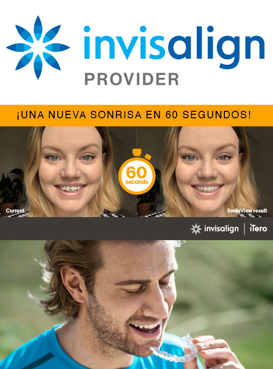 CLINICA DENTAL ESTHER MAJÁN INCORPORA A SUS TRATAMIENTOS DENTALES DE ORTODONCIA LA RECONOCIDA TECNOLOGÍA INVISALIGN PARA TODO TIPO DE TRATAMIENTOS ORTODÓNTICOS INVISIBLES. NUESTROS PRESTIGIOSOS ORTODONCISTAS DENTISTAS LES INFORMARÁN DE LAS VENTAJAS DE DICHA TÉCNICA DE TRATAMIENTO DENTAL ODONTOLÓGICO. En Clínica dental Esther Maján estamos en vanguardia en el uso de nuevas tecnologías que se ha demostrado eficientes en tratamientos dentales y ese es el caso de Invisalign, que ha demostrado su seguridad y calidad en todo tipo de ortodoncias invisibles con aligners transparentes que se fabrican a medida para cada cliente y son muy eficientes en el aspecto estético de los tratamientos dentales odontológicos. Invisalign Preguntas más frecuentes. En Clínica dental Esther Maján estamos en vanguardia en el uso de nuevas tecnologías que se ha demostrado eficientes en tratamientos Dentales y ese es el caso de Invisalign, que ha demostrado su seguridad y calidad en todo tipo de ortodoncias invisibles con aligners transparentes que se fabrican a medida para cada cliente y son muy eficientes en el aspecto estético de los tratamientos. ¿Qué es Invisalign? El tratamiento Invisalign es una forma prácticamente invisible de alinear los dientes. Usando tecnología avanzada de imágenes computarizadas en 3D, el sistema Invisalign muestra su plan de tratamiento completo basado en la evaluación de su Doctor Invisalign, desde la posición inicial de sus dientes hasta la posición final deseada. Los aligners transparentes se fabrican de manera personalizada para que sus dientes se muevan poco a poco. Cada aligner se lleva puesto durante aproximadamente 1-2 semanas antes de ser reemplazado por el siguiente, y los dientes se van moviendo gradualmente hacia la posición final proyectada. El tiempo de tratamiento depende de sus necesidades específicas y será determinado por su Doctor Invisalign. ¿Cómo funciona Invisalign? Los aligners Invisalign mueven los dientes siguiendo una serie de movimientos cuidadosamente controlados y programados. Por tanto, en cada etapa se permite únicamente el movimiento de determinados dientes, siguiendo un plan de tratamiento Invisalign para dicha etapa en particular. ¿Cuánto tiempo dura el tratamiento Invisalign? La duración del tratamiento depende de su complejidad y generalmente es comparable al de los brackets tradicionales. Su Invisalign Provider le puede dar información más detallada. ¿Qué es Invisalign y cómo funciona? ¿Qué es Invisalign? El tratamiento Invisalign es una forma prácticamente invisible de alinear los dientes. Usando tecnología avanzada de imágenes computarizadas en 3D, el sistema Invisalign muestra su plan de tratamiento completo basado en la evaluación de su Doctor Invisalign, desde la posición inicial de sus dientes hasta la posición final deseada. Los aligners transparentes se fabrican de manera personalizada para que sus dientes se muevan poco a poco. Cada aligner se lleva puesto durante aproximadamente 1-2 semanas antes de ser reemplazado por el siguiente, y los dientes se van moviendo gradualmente hacia la posición final proyectada. El tiempo de tratamiento depende de sus necesidades específicas y será determinado por su Doctor Invisalign. ¿Cómo funciona Invisalign? Los aligners Invisalign mueven los dientes siguiendo una serie de movimientos cuidadosamente controlados y programados. Por tanto, en cada etapa se permite únicamente el movimiento de determinados dientes, siguiendo un plan de tratamiento Invisalign para dicha etapa en particular. ¿Cuáles son las ventajas de Invisalign? Los aligners de Invisalign son prácticamente invisibles y casi nadie notará que está enderezando sus dientes. Como los aligners de Invisalign son extraíbles, durante el tratamiento podrá comer y beber todo lo que desee simplemente quitándose los aligners. También puede quitarse los aligners para cepillarse y usar hilo dental y así mantener su rutina de higiene oral habitual. Se recomienda llevar puestos los aligners durante al menos 22 horas al día. A diferencia de los aparatos fijos tradicionales, estos dispositivos no llevan alambres ni brackets metálicos. Esto significa que en la mayoría de los casos se dedica menos tiempo a los ajustes en la consulta del Invisalign Provider. El sistema Invisalign le permite ver los resultados y el plan de tratamiento de forma virtual antes de comenzar para que pueda ver el aspecto que se prevé que tendrán sus dientes al término del tratamiento. ¿Es esta una nueva forma de enderezar los dientes? Los dentistas y los ortodoncistas llevan años utilizando con éxito aparatos extraíbles. Sin embargo, el sistema Invisalign utiliza la tecnología 3D de Align Technology y la fabricación a medida en masa para tratar una amplia diversidad de casos de pacientes que desean enderezar sus dientes. El software ClinCheck permite a los pacientes ver su plan de tratamiento desde el principio hasta el final antes de comenzarlo. ¿Cuántos pacientes se están tratando con Invisalign? Más de 4,5 millones1 de pacientes han sido tratados ya en todo el mundo con el sistema Invisalign. ¿Cuántos años tiene la empresa? Align Technology, Inc., la empresa que fabrica Invisalign, se fundó en 1997. Technology ¿Cuánto tiempo tiene la tecnología? En 1945, el doctor H. D. Kiesling vaticinó que un día la tecnología moderna permitiría usar una serie de colocadores dentales para producir el tipo de movimientos necesarios para realizar un tratamiento ortodóncico integral. Actualmente Align Technology utiliza avanzada tecnología por ordenador para producir Invisalign, una serie de aligners transparentes personalizados. El paciente tiene que llevar puestos los aligners secuencialmente para generar movimientos dentales graduales en las arcadas superior e inferior. Los aligners ¿De qué están hechos los aligners y qué aspecto tienen? Los aligners, prácticamente invisibles, están hechos de material termoplástico de grado médico fuerte desarrollado en exclusiva para el sistema Invisalign. Los aligners se personalizan para cada paciente. Invisalign Providers ¿Cualquier odontólogo puede realizar un tratamiento Invisalign? Aunque el sistema Invisalign se puede usar con la mayoría de filosofías de tratamiento es necesario recibir una formación especial. Todos los ortodoncistas y dentistas interesados en tratar a pacientes con el sistema Invisalign tienen que asistir a formación. Hay más de 110 000 odontólogos y ortodoncistas en todo el mundo formados para tratar a pacientes con el sistema Invisalign. ¿Cada cuánto tiempo hay que pedir cita con un Invisalign Provider una vez iniciado el tratamiento? Los pacientes normalmente acuden a su Invisalign Provider en un periodo de 6 a 8 semanas para comprobar que el tratamiento avanza según lo previsto y para recibir los siguientes juegos de aligners Invisalign. Su Invisalign Provider lo decidirá en función de su tratamiento. Proceso del tratamiento. ¿Cómo funciona Invisalign? Los aligners Invisalign mueven los dientes siguiendo una serie de movimientos cuidadosamente controlados y programados. Por tanto, en cada etapa se permite únicamente el movimiento de determinados dientes, siguiendo un plan de tratamiento Invisalign para dicha etapa en particular. ¿Cuánto tiempo dura el tratamiento Invisalign? La duración del tratamiento depende de su complejidad y generalmente es comparable al de los brackets tradicionales. Su Invisalign Provider le puede dar información más detallada. ¿El tratamiento Invisalign es doloroso? Algunas personas pueden experimentar malestar temporal y leve durante unos días cuando se ponen un aligner nuevo al comienzo de cada nueva fase de tratamiento. Esto es normal. Los pacientes describen una sensación de presión. Es una señal de que los aligners están funcionando y normalmente desaparece en un par de días. ¿Una vez finalizado el tratamiento Invisalign es necesario usar retenedores? Es importante usar un retenedor después de cualquier tratamiento ortodóncico porque mantiene los dientes estables en sus nuevas posiciones. Para que los dientes mantengan su posición ideal lo mejor es llevar puesto el retenedor tal como le indique su Invisalign Provider. En muchos casos el último aligner será el retenedor temporal hasta que se determine la opción de retención. Su Invisalign Provider puede recomendarle opciones de retención a más largo plazo. Aptitud para el tratamiento. ¿Este procedimiento funciona para la sobremordida? Los Invisalign Providers pueden usar Invisalign para tratar sobremordidas en la gran mayoría de adultos y adolescentes. Su Invisalign Provider le puede dar más información al respecto. ¿Existe algún factor dental que excluya automáticamente a una persona de poder tratarse con Invisalign? No. Solo un Invisalign Provider puede determinar si una persona es un candidato apto al tratamiento Invisalign. ¿Los puentes afectan al tratamiento Invisalign? Dado que los puentes unen firmemente dos o más dientes ofrecen mucha resistencia al movimiento dental. Su Invisalign Provider podrá determinar si los puentes afectarán negativamente a su tratamiento. ¿Las coronas son un problema para el tratamiento Invisalign? Las coronas (fundas dentales) generalmente no suponen un problema para el tratamiento Invisalign. No obstante, a veces en el tratamiento Invisalign se cementan en los dientes pequeñas formas de composite del color de los dientes, llamadas "attachments" para ayudar a lograr ciertos movimientos, y estos attachments son más difíciles de cementar en las coronas que en los dientes. En estos casos es necesario evaluar cuidadosamente la ubicación de las coronas. Su Invisalign Provider le puede dar más información al respecto. ¿El tratamiento Invisalign puede cerrar huecos? Sí. Con Invisalign por lo general resulta muy sencillo cerrar los espacios entre los dientes. Su Invisalign Provider le puede dar más información al respecto. ¿La ATM afecta al tratamiento Invisalign? ATM significa "articulación temporomandibular". Las personas que tienen problemas en dicha articulación pueden experimentar dificultades que se agravan con el uso de aparatos y tratamientos como Invisalign. Otros problemas en cambio pueden mejorar o permanecer inalterados. Su Invisalign Provider le puede dar más información al respecto. Una vez retirado el aparato, los dientes a veces se desplazan. ¿El tratamiento Invisalign puede corregirlo? Hay pacientes Invisalign que previamente han llevado un aparato tradicional, normalmente cuando eran adolescentes. Invisalign por lo general puede corregir ese desplazamiento que se produce después de haber usado un aparato tradicional, lo que se conoce como "recaída". Un paciente lleva puesto actualmente un aparato tradicional. ¿Puede cambiarse a un tratamiento Invisalign? Muchos pacientes se tratan con una combinación de aparato tradicional y el sistema Invisalign. Su Invisalign Provider le puede dar más información al respecto. Salud oral ¿Cuál es la edad mínima que tiene que tener un paciente para poder tratarse con el sistema Invisalign? Los Invisalign Providers con experiencia pueden usar Invisalign para enderezar los dientes de la mayoría de adultos y adolescentes. Su Invisalign Provider le puede dar más información al respecto. ¿Hay alguna restricción para comer mientras se sigue este tratamiento? No. A diferencia de los aparatos tradicionales de alambres y brackets, con el sistema Invisalign uno puede comer lo que quiera porque los aligners se quitan para comer y beber. También permite cepillarse los dientes y usar hilo dental después de cada comida antes de volver a ponerse los aligners, de forma que el paciente mantenga su rutina de higiene oral habitual. Se recomienda llevar puestos los aligners durante al menos 22 horas al día. Vivir con el tratamiento Invisalign. ¿Cuál es la mejor forma de limpiar los aligners? La mejor manera de limpiar los aligners es cepillándolos y aclarándolos en agua templada y usando los cristales de limpieza Invisalign o pastillas limpiadoras especiales. Es importante cepillarse bien los dientes después de cada comida y antes de volver a ponerse los aligners para mantener una buena higiene oral. ¿Hay alguna restricción para comer mientras se sigue este tratamiento? No. A diferencia de los aparatos tradicionales de alambres y brackets, con el sistema Invisalign uno puede comer lo que quiera porque los aligners se quitan para comer y beber. También permite cepillarse los dientes y usar hilo dental después de cada comida antes de volver a ponerse los aligners, de forma que el paciente mantenga su rutina de higiene oral habitual. Se recomienda llevar puestos los aligners durante al menos 22 horas al día. ¿Con qué frecuencia hay que llevar puestos los aligners? Hay que llevar puestos los aligners todo el tiempo que dure el tratamiento excepto para comer, cepillarse los dientes y usar seda dental. Se recomienda llevar puestos los aligners durante al menos 22 horas al día para cumplir con el plan de tratamiento Invisalign. ¿Los aligners afectan al habla? La gran mayoría de los pacientes no refieren ninguna dificultad para hablar. No obstante, al igual que sucede con los aparatos de ortodoncia tradicionales, existe un período de ajuste inicial debido a que se tiene un elemento nuevo en la boca. ¿Se puede fumar mientras se llevan puestos los aligners? Se desaconseja fumar mientras se llevan puestos los aligners porque es posible que estos se manchen o decoloren. ¿Se puede mascar chicle mientras se llevan puestos los aligners? Se desaconseja mascar chicle mientras se llevan puestos los aligners porque se puede quedar pegado en ellos. Se recomienda quitarse los aligners cada vez que se vaya a comer algo.