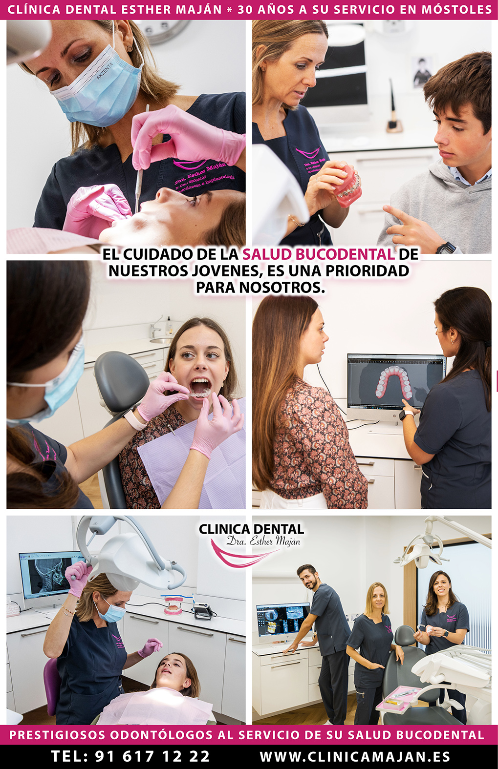 EL CUIDADO DE LA SALUD BUCODENTAL DE NUESTROS JÓVENES, ES UNA PRIORIDAD PARA NOSOTROS. REALIZAMOS REVISIONES BUCODENTALES PARA JOVENES, PUES SU BIENESTAR BUCAL ES MUY IMPORTANTE PARA SU SALUD GENERAL. “Clínica Dental de la Dentista Dra. Esther Maján en Móstoles”. Dirección: Calle del Pintor Picasso 5 (Posterior) 28932 Móstoles (Madrid). Nuestro horario habitual es: Lunes a Jueves: 9:00 a 20:00 y Viernes: 9:00 a 19:00 h. Centro Dental Consultorio Odontológico en Mostoles con excelentes opiniones de nuestros pacientes. Teléfonos Contacto de nuestros dentistas: 91 617 12 22 / 681 117 888. E-mail contacto: contacto@clinicamajan.com Centro Dental Consultorio Odontológico en Mostoles con reconocidos Dentistas Ortodoncistas Higienistas Odontopediatras Odotopediatría y con excelentes opiniones de nuestros pacientes. Teléfonos Contacto de nuestros dentistas: 91 617 12 22 / 681 117 888. E-mail contacto: contacto@clinicamajan.com https://www.clinicamajan.com #DentistaMóstoles #DentistasMóstoles #ClinicaDentalMóstoles #ClínicasDentalesMóstoles #OrtodoncistaMóstoles #OrtodoncistasMóstoles #TratamientosDentalesMóstoles #OrtodonciasInvisibles #OrtodoncistasMóstoles #PresupuestosOrtodonciasInvisiblesInvisalign #TratamientosDentalesEconómicosMóstoles #ClinicasDentalesRecomendables #ClinicasDentalesRecomendadasMóstoles #MejorClínicaDentalMóstoles #MejoresDentistasMóstoles #DentistasEspañolesMóstoles #TacDentalesMóstoles #RadiografíasBucalesMóstoles #OdontopediatríaMóstoles #RevisionesDentalesNiñosMóstoles #DentistasNiñosAdolescentesMóstoles #OfertasTratamientosDentalesMóstoles #PromocionesOfertasFamiliasNumerosasDentistasMóstoles #ClínicasDentalesOfertasFamiliasNumerosas #RadiografíasDentalesMóstoles #TacDentalesMóstoles #TelerradiografíasMóstoles #tacsbucales #Radiografías3DMóstoles #RadiografíasBucalesMóstoles #PruebasRadiológicasDentales #PruebasDentatesMóstoles #DentistasMóstoles #ClínicasDentalesMóstoles #OrtodonciasInvisiblesMóstoles #OfertasOrtodonciasInvisibles #OrtodonciaInvisibleZonaSurMadrid #PresupuestosOrtodonciasInvisibles #OfertasOrtodonciasInvialign #PromocionesOrtodonciasInvisalign #DescuentosOrtodonciasInvisialign #OrtodonciasMóstoles #OrtodonciasMóstolesMadrid #OrtodonciasAlignersInvisiblesTransperentesMadrid #OdontologosMóstoles #EsteticaDentalMóstoles #DentistasEstéticos #CosméticaDentalMóstoles #ClinicasDentalesMóstoles #EndodonciasMóstoles #EndodonciaEconómicasMóstoles #PreciosPresupuestosEndodonciasMóstoles #DentistasEndodonciasMóstoles #ClínicasDentalesMóstoles #OdontopediatríaMóstoles #OdontopediatrasMóstoles #DentistasNiñosMóstoles #ClínicasDentalesNiñosMóstoles #RevisionesDentalesNiñosMóstoles #dentistasmóstoles #RevisionesDentalesJovenes #RevisionesDentalesJuventud #DentistaMóstolesJovenes Como clínica dental prestamos todo tipo de servicios de tratamientos dentales con dentistas odontólogos con gran experiencia para todo tipo de clientes de todos los barrios, urbanizaciones y distritos de Móstoles, como son el parque coímbra, colonia guadarrama del distrito oeste, distrito centro que abarca el ayuntamiento, la plaza del pradillo y sus zonas limítrofes, también en la zona norte-universidad, en los barrios como los rosales, estoril II, iviasa ii, las nieves, corona verde, la princesa, la carcavilla, la luna, parque vosa y el recreo. También en la zona sur-este villafontana, estoril I, cerro prieto, pinar de móstoles, la loma, el soto, san fernando, villaeuropa, hospital y pinares llanos, etc. Distrito 1, denominado Centro, que comprende el Casco Antiguo, delimitado por la Avda. de Portugal, calle Baleares, calle Las Palmas y calle Oviedo, incluyendo estas últimas calles. Sede: Calle San Antonio, nº 2. Distrito 2, denominado Norte-Universidad, que comprende el ámbito situado entre la carretera de Villaviciosa y la zona norte de la Avda. de Portugal. Avenida Alcalde de Móstoles. Distrito 3, denominado Sur-Este, que comprende el ámbito situado entre la Avda. de Portugal, la calle Baleares, la calle Las Palmas y la calle Moraleja de en medio. Calle Libertad, Pau Móstoles Sur. Distrito 4, denominado Sur-Oeste, que comprende los barrios de El Soto, Villaeuropa, Pinares Llanos, Azorín, Barrio de San Fernando, Sotoverde, calle Huesca, zona del Hospital, Polígono Industrial nº 1 y aledaños. Calle Granada. Distrito 5, denominado Parque Coimbra-Colonia Guadarrama y que comprende dichas zonas de Móstoles. CLINICA DENTAL EN MOSTOLES – CLINICAS DENTALES EN MOSTOLES – DENTISTAS EN MOSTOLES – DENTISTA EN MOSTOLES – DENTISTA MOSTOLES – DENTISTAS MOSTOLES – DENTISTAS ECONOMICOS BARATOS EN MOSTOLES – CLINICAS DENTALES ECONOMICAS BARATAS EN MOSTOLES – DENTISTA CON BUENAS OPINIONES EN MOSTOLES – DENTISTAS CON BUENAS OPINIONES EN MOSTOLES – CLINICA DENTAL CON BUENAS OPINIONES EN MOSTOLES – CLINICAS DENTALES CON BUENAS OPINIONES EN MOSTOLES – CLÍNICA DENTAL EN MÓSTOLES – CLÍNICAS DENTALES EN MÓSTOLES – DENTISTAS EN MÓSTOLES – DENTISTA EN MÓSTOLES – DENTISTA MÓSTOLES – DENTISTAS MÓSTOLES – DENTISTAS ECONÓMICOS BARATOS EN MÓSTOLES – CLÍNICAS DENTALES ECONÓMICAS BARATAS EN MÓSTOLES – DENTISTA CON BUENAS OPINIONES EN MÓSTOLES – DENTISTAS CON BUENAS OPINIONES EN MÓSTOLES – CLÍNICA DENTAL CON BUENAS OPINIONES EN MÓSTOLES – CLÍNICAS DENTALES CON BUENAS OPINIONES EN MÓSTOLES – CLÍNICA DENTAL CON PRECIOS ESPECIALES, OFERTAS, PROMOCIOINES Y DESCUENTOS PARA FAMILIAS NUMEROSAS EN MOSTOLES (MADRID) – CLÍNICAS DENTALES CON PRECIOS ESPECIALES, OFERTAS, PROMOCIONES Y DESCUENTOS PARA FAMILIAS NUMEROSAS EN MÓSTOLES (MADRID). DENTISTAS EN MOSTOLES – DENTISTA EN MOSTOLES – DENTISTA MOSTOLES – DENTISTAS MOSTOLES – DENTISTAS ECONOMICOS BARATOS EN MOSTOLES – CLINICAS DENTALES ECONOMICAS BARATAS EN MOSTOLES – ORTODONCISTA EN MOSTOLES – ORTODONCISTAS EN MOSTOLES – BUEN DENTISTA EN MOSTOLES – BUENA CLINICA DENTAL EN MOSTOLES – DENTISTA RECOMENDABLE EN MOSTOLES – DENTISTAS RECOMENDABLES EN MOSTOLES – CLÍNICA DENTAL EN MÓSTOLES – CÍINICAS DENTALES EN MÓSTOLES – DENTISTAS EN MÓSTOLES – DENTISTA EN MÓSTOLES – DENTISTA MÓSTOLES – DENTISTAS MÓSTOLES – DENTISTAS ECONÓMICOS BARATOS EN MÓSTOLES – CLÍNICAS DENTALES ECONÓMICAS BARATAS EN MÓSTOLES – ORTODONCISTA EN MÓSTOLES – ORTODONCISTAS EN MÓSTOLES – BUEN DENTISTA EN MÓSTOLES – BUENA CLÍNICA DENTAL EN MÓSTOLES – DENTISTA RECOMENDABLE EN MÓSTOLES – DENTISTAS RECOMENDABLES EN MÓSTOLES – DENTISTAS CON PRECIOS ESPECIALES, OFERTAS, PROMOCIOINES Y DESCUENTOS PARA FAMILIAS NUMEROSAS EN MOSTOLES (MADRID) – DENTISTA CON PRECIOS ESPECIALES, OFERTAS, PROMOCIONES Y DESCUENTOS PARA FAMILIAS NUMEROSAS EN MÓSTOLES (MADRID). IMPLANTES Y PRÓSTESIS DENTALES EN MÓSTOLES. “Clínica Dental de la Dentista Dra. Esther Maján en Móstoles”. Dirección: Calle del Pintor Picasso 5 (Posterior) 28932 Móstoles (Madrid). Nuestro horario especial para la semana del 26 al 30 de diciembre es el siguiente: L y M: Cerrado. X: 9:30 a 13:00 / 14:30 a 20:00. J: 09:30 a 20:00. V: 9:00 a 14:00 / 15:00 a 19:00 H. Disculpen las molestias. Centro Dental Consultorio Odontológico en Mostoles con excelentes opiniones de nuestros pacientes. Teléfonos Contacto de nuestros dentistas: 91 617 12 22 / 681 117 888. E-mail contacto contacto@clinicamajan.com Tipos de implantes Subperiósticos o yuxtaóseos Constan de unos dispositivos en forma de silla de montar que se colocan entre el periostio y el hueso alveolar. Consta también de unos pilares donde se ancla la prótesis. Se emplean poco, estando indicados en casos de mandíbula con una gran reabsorción ósea. Implante cilíndrico roscado. Implante pterigoideo Pterigoideos Son implantes de unos de 15 mm que se introducen en el maxilar superior a nivel del 2.º molar y que transcurren por la tuberosidad posterior alveolar, hueso palatino y finalmente se anclan el al apófisis pterigoides del esfenoides. Son muy útiles en caso de rehabilitación en maxilares atróficos. Cigomáticos Son implantes autorroscantes de longitudes entre 30 a 52,5 mm y una cabeza angulada de 45° que se introducen en el hueso cigomático. Su porcentaje de éxito varia entre 80 y 95 % .Son una alternativa a los injertos de hueso en maxilar atróficos. Este tipo de implantes dentales están especialmente indicados para todas aquellas personas con falta de masa ósea en el maxilar, es decir, con un alto grado de atrofia ósea. La atrofia ósea se da cuando el hueso no dispone ni de la altura ni de la anchura necesaria como para apoyar los implantes dentales. La pérdida de hueso es muy común en personas que han usado prótesis dentales durante muchos años, provocando la atrofia ósea. Otro caso muy común de atrofia es la debida a la enfermedad periodontal severa. Con anterioridad a la aparición de los implantes cigomáticos la única solución viable era la realización de un injerto de hueso. Se tratan de implantes más largos que los normales, de manera que estos se anclan a la parte interior del hueso cigomático o hueso de la mejilla. El hueso molar tolera las fuerzas de la masticación, cuando los implantes cigomáticos están conectados a una prótesis dental fija. Se trata por lo tanto de un hueso de buena calidad con un volumen suficiente en todos los pacientes. Los implantes cigomáticos deben ser colocados por equipos expertos de cirujanos maxilofaciales. Dichos implantes de se colocan bajo anestesia general siempre después de un completo examen quirúrgico y un estudio oral integral completo, que debe incluir modelos dentales del paciente, rayos X y fotos dentales. Pronóstico de éxito y principales complicaciones de los implantes cigomáticos1 [editar] En comparación con los injertos óseos, los implantes cigomáticos presentan mejores resultados. Su ratio de éxito ronda el 97%. La principal razón radica en que el hueso cigomático brinda la oportunidad de fijar mejor los implantes. Poner unos implantes cigomáticos es más rápido y sencillo, pero sobre todo, presenta menos morbilidad que otros. La complicación más usual es la sinusitis, pero apenas se da en el 3% de los pacientes y habitualmente se resuelve con el uso de antibióticos. Otras complicaciones que pueden ocurrir, aunque de manera muy poco habitual son: Que el implante no se adhiera correctamente al hueso. Que la herida sangre de manera no habitual. Daños poco habituales en los tejidos blandos. Deterioro en las estructuras anatómicas vecinas, como por ejemplo en la órbita ocular. Como en cualquier tipo de intervención en los que se requiere de cirugía, el proceso de colocación de los implantes cigomáticos puede acarrear complicaciones como infecciones y problemas con la anestesia, pero se dan en muy raras ocasiones. Endoóseos Estos implantes van introducidos en el hueso alveolar, y, según su forma, se distinguen: Cilíndricos Por fricción De superficie no roscada cubierta normalmente por una capa de hidroxiapatita (retención química), algunos «modelos» tienen perforaciones con el fin de que el hueso se desarrolle en su interior y se fije (retención mecánica), estos últimos no son muy usados, pues es muy lento el proceso. Su biomecánica es peor que los roscados (un buen símil sería: ¿qué se ancla mejor a la madera, un clavo o un tornillo?). Roscados Presentan aspecto de tornillo, con una rosca en su superficie, con lo que se consigue aumentar la superficie de contacto del implante con el hueso. Radiografía donde se ve un modelo de implante de lámina perforada. Láminas perforadas Son láminas de titanio con perforaciones que permiten el crecimiento del hueso a través de los mismos. Llevan pilares soldados donde se anclarán las prótesis. Están indicadas para pacientes cuya anchura del hueso alveolar es muy escasa para colocar un implante cilíndrico. Mini Implantes Conocidos también como minitornillos o en inglés Temporary Anchorage Devices (TAD) son utilizados para corregir cierto tipo de maloclusiones y conseguir la mordida perfecta. Este tipo de aparatología se inició a utilizar a principios del siglo XXI como un auxiliar para ayudar a mantener el anclaje en ortodoncia evitando ciertos movimientos no deseados y facilitando mucho la mecánica durante el tratamiento de ortodoncia. El diseño consiste en un tornillo de titanio o acero inoxidable de entre 8 a 12 mm de largo por 1 a 2 mm de grosor el cual se introduce dentro de zonas seguras del hueso alveolar de los maxilares superior e inferior. El uso de estos tornillos permite corregir maloclusiones dentales tales como mordida abierta, mordida cruzada y prognatismo mandibular entre otras. Los minimplantes pueden ser utilizados con cualquier tipo de técnica, bracket, paladar de ortodoncia o alineador invisible que se decida utilizar. Implantes corticales Estos implantes surgieron como solución a las situaciones en las que hay ausencia de hueso o poca masa ósea. Para conseguirlo, se coloca una férula en el área cortical con pequeños tornillos, para posteriormente ubicar los implantes en la férula. Estos implantes se fijan exitosamente debido a que la férula puede moldearse y se adapta a la forma ósea de cada paciente. Material del implante Materiales del implante dental Titanio Es el más empleado para implantes por su alta estabilidad química y buenas propiedades de biocompatibilidad. Mecánicamente, su dureza le permite soportar elevadas cargas oclusales producidas durante la masticación, y su módulo elástico es muy parecido al del hueso. Los implantes pueden ser fabricados de titanio puro, o con titanio en aleación con aluminio o vanadio. Este material, permite la osteointegración del implante, siempre que su superficie no sea lisa. Materiales cerámicos Implante dental blanco monolítico de zirconio. El más usado es la hidroxiapatita, que se emplea para cubrir la superficie de implantes de titanio. Existen implantes fabricados completamente con materiales cerámicos, como son aquellos hechos exclusivamente con óxido de aluminio monocristalino. También están apareciendo en el mercado implantes de dióxido de zirconio (ZrO2) llamados comúnmente zirconio. Actualmente se considera que este material tiene un gran potencial para ser usado en la odontología moderna. Otra variante sería el dióxido de zirconio estabilizado con itrio. Estos materiales permiten una integración más rápida y fuerte que la producida con el titanio, ya que la unión no es mecánica, sino supuestamente química —algo todavía no contrastado científicamente—, dando lugar a la biointegración. Implante dental cónico. Implante dental cilíndrico. Implante de conexión interna. Implante de conexión externa. Prótesis dental atornillada. Prótesis dental cementada. Implantes Osteointegrados ¿Qué es un implante dental? Son raíces artificiales de titanio que sustituyen a las raíces naturales de los dientes. Sobre los implantes se colocarán los nuevos dientes que proporcionan los mejores resultados funcionales, estéticos y duraderos. ¿Para que sirven los implantes? Los implantes ósteointegrados constituyen una nueva técnica que ha revolucionado los tratamientos odontológicos ampliando de esta manera las alternativas de realizar la reposición de piezas dentarias perdidas ya sea en forma fija o removible con un alto grado de satisfacción estética y funcional para el paciente. La técnica de Implantes requiere en forma previa de un estudio clínico-radiológico del estado óseo de los maxilares del paciente donde serán instalados los implantes, de tal modo que se puedan establecer el mejor tratamiento. ¿Cuáles son las ventajas de usar implantes dentales? Ofrecen un aspecto y una funcionalidad muy similar a los dientes naturales, gran comodidad, seguridad y confianza. Mantienen la anatomía facial ya que la ausencia de otros dientes suele conllevar una pérdida progresiva de hueso del maxilar o mandíbula. Los implantes dentales ayudan a frenar esa pérdida y facilitan el mantenimiento de su anatomía facial. Mantienen sus dientes sanos: los implantes dentales permiten reponer una pieza dental sin tener que tallar los dientes vecinos como ocurre con las fundas y puentes tradicionales. ¿Alguien notará que llevo implantes? No. Es prácticamente imposible distinguir un diente natural de un diente soportado por un implante dental, probablemente conozca a personas a su alrededor que son portadores de implantes dentales y usted no lo haya notado. ¿De qué material están fabricados los implantes? La práctica totalidad de los implantes que hay en el mercado están fabricados con Titanio comercialmente puro (Ti cp), en el caso de los implantes Mozo-Grau, están fabricados con Titanio Grado IV pues es el titanio que mejor relación tiene entre la resistencia a las fuerzas masticatorias y flexibilidad. ¿Por qué los implantes dentales están fabricados con titanio? El titanio es un metal biocompatible, bioinerte, estable, con capacidad de integrarse en el hueso (osteointegración) y muy buena tolerancia por parte de los tejidos blandos. ¿Si soy alérgico a los metales es posible que rechace el implante dental? El titanio con el que están fabricados los implantes dentales es un metal que no ha demostrado ninguna reacción toxica ni irritativa sobre el tejido vivo, esto quiere decir que el organismo no lo reconoce como un cuerpo extraño, por lo tanto, las posibilidades de que se produzca una reacción de rechazo o de alergia a este tipo de material es prácticamente imposible. ¿Me los puedo poner inmediatamente? Los implantes se pueden colocar en el mismo acto quirúrgico de la extracción de un diente, tras un traumatismo o después de un tiempo sin tener una pieza dental. Esto siempre dependerá de la cantidad y calidad ósea que será diagnosticada por el implantólogo mediante un CBCT (Escáner de haz cónico o Radiografía en 3D). ¿Si tengo alguna enfermedad, puedo usarlos? Enfermedades como la Diabetes, Osteoporosis no constituyen contraindicaciones absolutas siempre y cuando sean enfermedades que estén controladas por su médico por lo que deberá informar a su especialista para que pueda tomar la decisión correcta. ¿Cuánto puede durar el proceso? La duración del proceso va a depender de muchos factores, la salud general de paciente, la salud bucodental, la densidad ósea, el protocolo quirúrgico, etc. Son muchos los factores que van a influir en la duración del tratamiento. En algunas situaciones se podrá realizar en un día y en otras se tardara varios meses. Lo más importante es que el implante se integre al hueso correctamente (osteointegración). ¿Qué cuidados debo tener cuando me han colocado los implantes dentales? Durante el proceso posterior a la colocación de los implantes, usted debe de evitar situaciones que comprometan el tratamiento como lo son: infecciones o fumar. Una correcta higiene y una cuidada salud periodontal evitaran la aparición de infecciones. Los fumadores tienen un mayor riesgo de alterar el proceso de osteointegración pues el tabaco es un vasoconstrictor que va disminuir el aporte sanguíneo por lo que altera el proceso normal de osteintegración y aumentará la posibilidad de que el implante fracase. Realizar excesiva fuerza sobre el implante recién colocado que puede ocasionar que se mueva y esto rompería con el proceso de osteointegración, por esta razón, deberá estar muy atento a la dieta que le indica su especialista. Una vez que el tratamiento ha terminado, deberá tener los mismos cuidados en cuanto a higiene que con sus dientes naturales. En cualquier caso, será su Dentista o Cirujano Maxilofacial quien le aconseje sobre los cuidados que debe tener. ¿Es un tratamiento doloroso? No. Es una cirugía que se suele realizar con anestesia local y en ocasiones con sedación o anestesia general. Cuando los efectos de la anestesia van desapareciendo puede ser que usted perciba algún tipo de leve molestia, inflamación o hematoma, que puede ser aliviada con medicamentos comunes y se podrá incorporar a su vida normal el mismo día de la intervención o a los pocos días. El propósito principal de esta intervención, es la reposición de los dientes perdidos. El procedimiento se lleva a cabo en dos fases. En la primera, se fijan los tornillos al hueso mediante fresas preparando un lecho o alvéolo artificial y en la segunda (pasados varios meses cuando el hueso y el tornillo estén integrados) se coloca un pilar sobre ellos, para recibir posteriormente los aditamientos protésicos. REALIZAMOS ORTODONCIAS INVISIBLES CON LA RECONOCIDA TECNOLOGÍA INVISALIGN PARA TRATAMIENTOS ORTODÓNTICOS INVISIBLES TRANSPARENTES CON FERULAS ALINEADORES INVISIBLES. NUESTROS PRESTIGIOSOS ORTODONCISTAS DENTISTAS LES INFORMARÁN DE LA OFERTA Y DE LAS VENTAJAS DE DICHA TÉCNICA DE TRATAMIENTO DENTAL ODONTOLÓGICO COMO SON LAS ORTODONCIAS. DESCUENTOS ORTODONCIAS INVISIBLES FAMILIAS NUMEROSAS ZONA SUR DE MADRID, OFERTAS ORTODONCIAS INVISIBLES EN MOSTOLES, OFERTAS PROMOCIONES DENTALES ORTODONCIAS INVISIBLES, ORTODONCIAS INVISALIGN MOSTOLES, ORTODONCIAS INVISALIGN MÓSTOLES MADRID PRECIOS CLÍNICAS DENTALES DENTISTAS, ORTODONCIAS MOSTOLES, ORTODONCISTAS ECONOMICOS ORTODONCIAS INVISIBLES ALIGNERS TRANSPARENTES MOSTOLES, PRESUPUESTOS ECONOMICOS ORTODONCIA INVISIBLE ZONA SUR MADRID, PROMOCIONES DESCUENTOS ORTODONCIA INVISIBLE EN ZONA SUR DE MADRID | #OrtodoncistaMóstoles #OrtodoncistasMóstoles #OrtodonciasInvisibles #OrtodoncistasMóstoles #PresupuestosOrtodonciasInvisiblesInvisalign #TratamientosDentalesEconómicosMóstoles #OrtodonciasInvisiblesMóstoles #OfertasOrtodonciasInvisibles #OrtodonciaInvisibleZonaSurMadrid #PresupuestosOrtodonciasInvisibles #OfertasOrtodonciasInvisalign #PromocionesOrtodonciasInvisalign #DescuentosOrtodonciasInvisialign #OrtodonciasMóstoles #OrtodonciasMóstolesMadrid #OrtodonciasAlignersInvisiblesTransperentesMadrid ALIGNERS INVISALIGN PRESUPUESTOS ECONÓMICOS MÓSTOLES MADRID ALIGNERS INVISALIGN PRESUPUESTOS ECONÓMICOS MÓSTOLES MADRID CLINICAS DENTALES ORTODONCIAS INVISALIGN INVISIBLES TRANSPARENTES OFERTAS CLINICAS DENTALES ORTODONCIAS INVISALIGN INVISIBLES TRANSPARENTES OFERTAS ORTODONCISTAS ECONOMICOS ORTODONCIAS INVISIBLES ALIGNERS TRANSPARENTES MOSTOLES ORTODONCISTAS ECONOMICOS ORTODONCIAS INVISIBLES ALIGNERS TRANSPARENTES MOSTOLES ORTODONCIA INVISIBLE TRANSPARENTE INVISALIGN MÓSTOLES MADRID ORTODONCIA INVISIBLE TRANSPARENTE INVISALIGN MÓSTOLES MADRID ORTODONCISTAS ECONOMICOS ORTODONCIAS INVISIBLES ALIGNERS ORTODONCISTAS ECONOMICOS ORTODONCIAS INVISIBLES ALIGNERS PRESUPUESTOS DE ORTODONCIAS INVISIBLES MÓSTOLES MADRID PRESUPUESTOS DE ORTODONCIAS INVISIBLES MÓSTOLES MADRID TRATAMIENTOS ORTODÓNTICOS NIÑOS ADULTOS ADOLESCENTES ALINEADORES DENTALES INVISIBLES ECONÓMICOS TRATAMIENTOS ORTODÓNTICOS NIÑOS ADULTOS ADOLESCENTES ALINEADORES DENTALES INVISIBLES ECONÓMICOS VENTAJAS ORTODONCIAS ESTÉTICAS VENTAJAS ALINEADORES DENTALES ORTODONCIAS ESTÉTICAS ORTODONCIAS INVISALIGN MÓSTOLES MADRID PRECIOS CLÍNICAS DENTALES DENTISTAS ORTODONCIAS INVISALIGN MÓSTOLES MADRID PRECIOS CLÍNICAS DENTALES DENTISTAS ALIGNERS INVISALIGN PRESUPUESTOS ECONÓMICOS MÓSTOLES MADRID, CLINICAS DENTALES ORTODONCIAS INVISALIGN INVISIBLES TRANSPARENTES OFERTAS, ODONCISTAS ECONOMICOS ORTODONCIAS INVISIBLES ALIGNERS, ORTODONCIA INVISIBLE TRANSPARENTE INVISALIGN MOSTOLES MADRID, ORTODONCISTAS ECONOMICOS ORTODONCIAS INVISIBLES ALIGNERS, PRESUPUESTOS DE ORTODONCIAS INVISIBLES MOSTOLES MADRID, TRATAMIENTOS ORTODÓNTICOS NIÑOS ADULTOS ADOLESCENTES ALINEADORES DENTALES INVISIBLES ECONÓMICOS, ALINEADORES DENTALES ORTODONCIAS ESTÉTICAS ORTODONCIAS INVISIBLES PARA CLIENTES DE MÓSTOLES, ALCORCÓN, GETAFE, LEGANÉS, FUENLABRADA, ARROYOMOLINOS, BOADILLA DE MONTE, POZUELO DE ALARCÓN, ARROYOMOLINOS, MAJADAHONDA, SOMOSAGUAS, URBANIZACIÓN MONTEPRÍNCIPE, URBANIZACIÓN MONTECLARO, PARQUE ESTORIL, EL BOSQUE, PARQUE COIMBRA, NAVALCARNERO, ARAVACA, LORANCA, ETC El tratamiento Invisalign es una forma Invisible de alinear los dientes. Tecnología avanzada de imágenes en 3D, el sistema Invisalign usa aligners, alineadores dentales transparentes Cada aligner se usa entre 1-2 semanas antes de ser reemplazado por el siguiente, y los dientes se van moviendo gradualmente